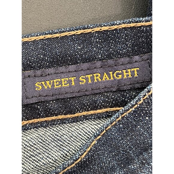 Lucky Brand Women's Mid-Rise Straight‎ Leg Jeans Size 6/28 Dark Wash Denim - Picture 9 of 11